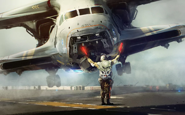 Sci Fi aircraft HD Desktop Wallpaper | Background Image