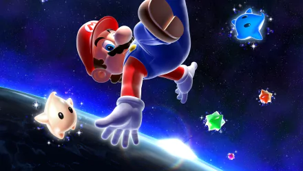 video game Super Mario Galaxy HD Desktop Wallpaper | Background Image
