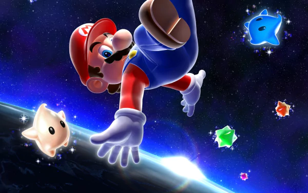video game Super Mario Galaxy HD Desktop Wallpaper | Background Image