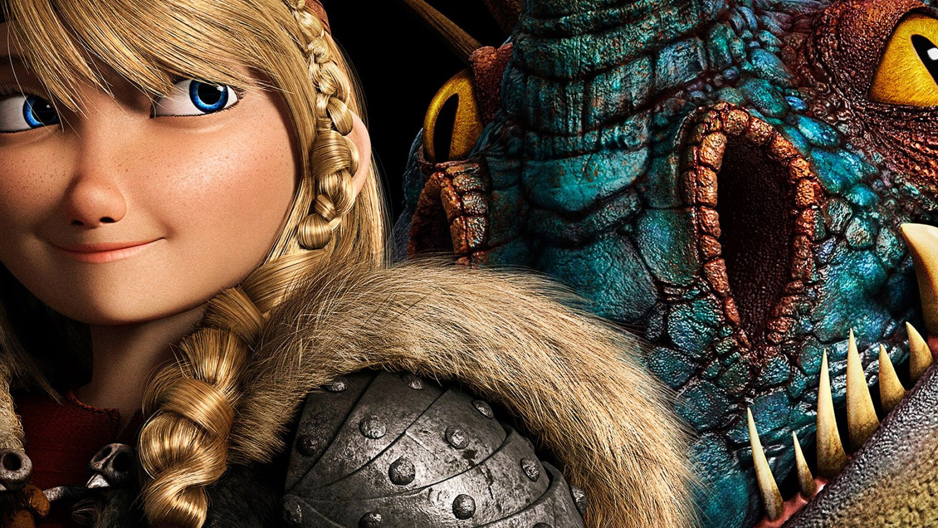 Download Astrid And Stormfly From How To Train Your Dragon The Hidden World  Wallpaper | Wallpapers.com