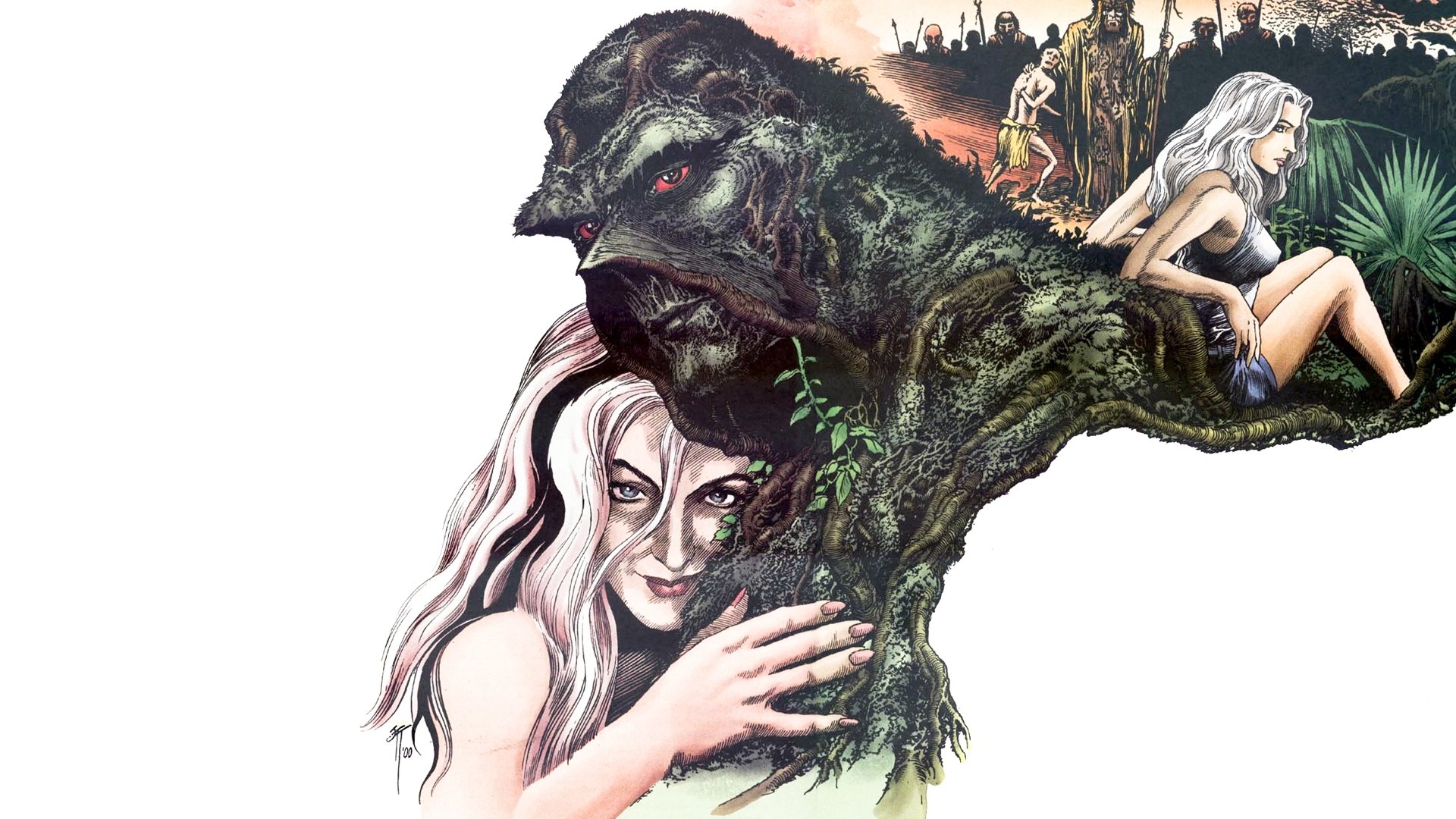 Download Comic Swamp Thing HD Wallpaper
