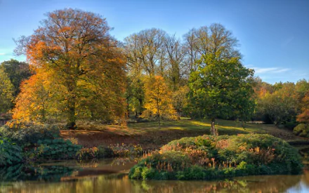 man made Lyme Park HD Desktop Wallpaper | Background Image