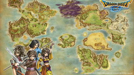 video game Dragon Quest IX: Sentinels of the Starry Skies HD Desktop Wallpaper | Background Image