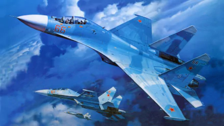 military Sukhoi Su-27 HD Desktop Wallpaper | Background Image
