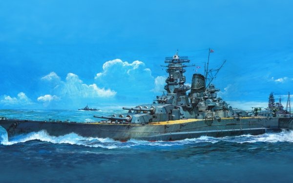 Military Japanese battleship Yamato Warships Japanese Navy Battleship Japanese Battleship Musashi Ship HD Wallpaper | Background Image