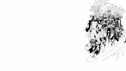 Iceman (Marvel Comics) Beast (Marvel Comics) Angel (Marvel Comics) Jean Grey Emma Frost Cyclops (Marvel Comics) Comic x-men: no more humans HD Desktop Wallpaper | Background Image