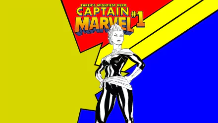 Comic Captain Marvel HD Desktop Wallpaper | Background Image