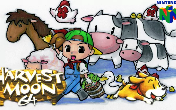 video game Harvest Moon 64 HD Desktop Wallpaper | Background Image