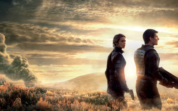Tom Cruise Emily Blunt movie Edge Of Tomorrow HD Desktop Wallpaper | Background Image