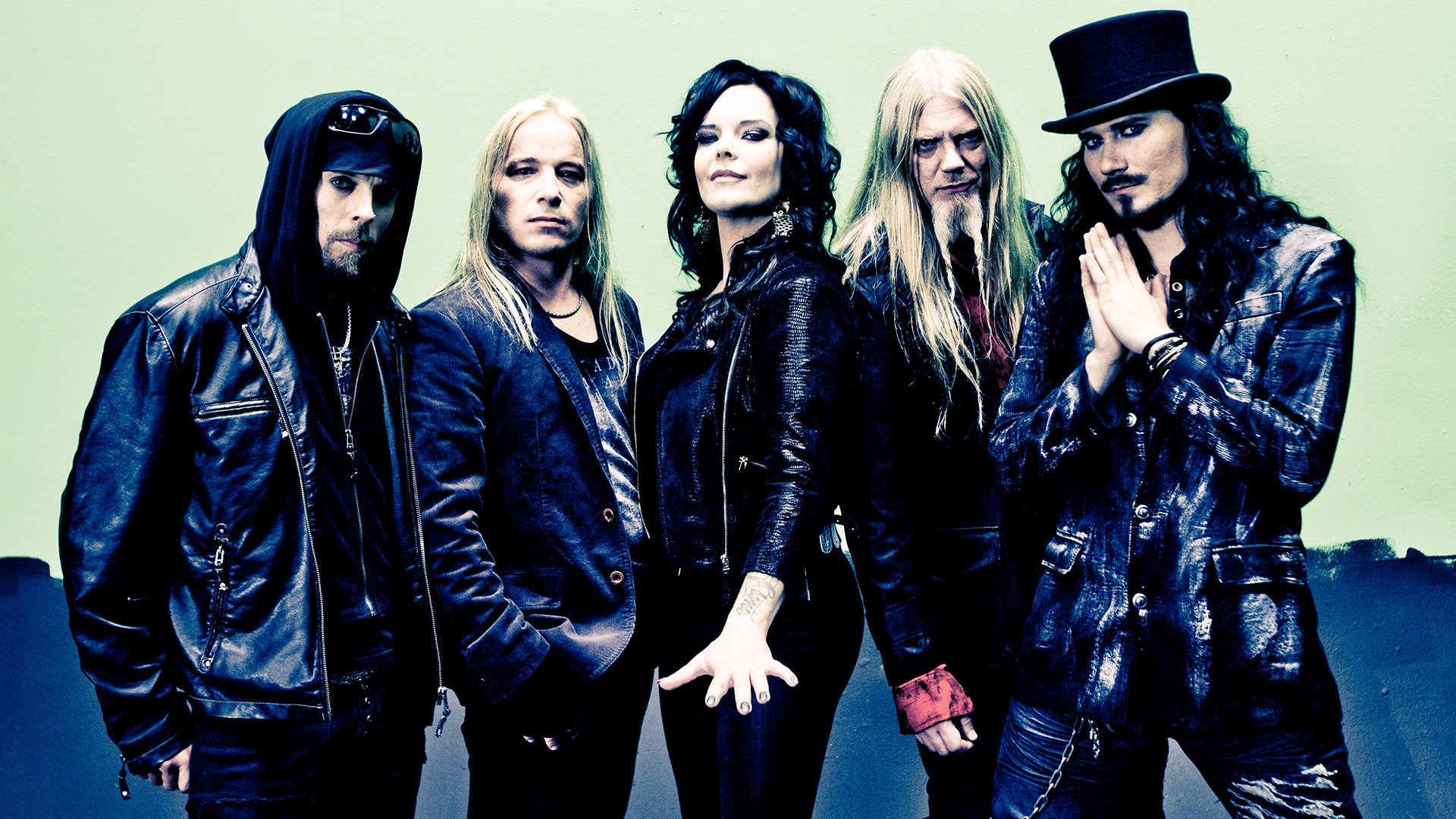 Download Tuomas Holopianen Marco Hietala Anette Olzon Emppu Vuorinen Jukka Nevalianen Music Nightwish HD Wallpaper