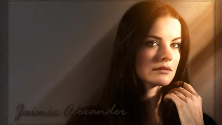 American actress Celebrity Jaimie Alexander HD Desktop Wallpaper | Background Image