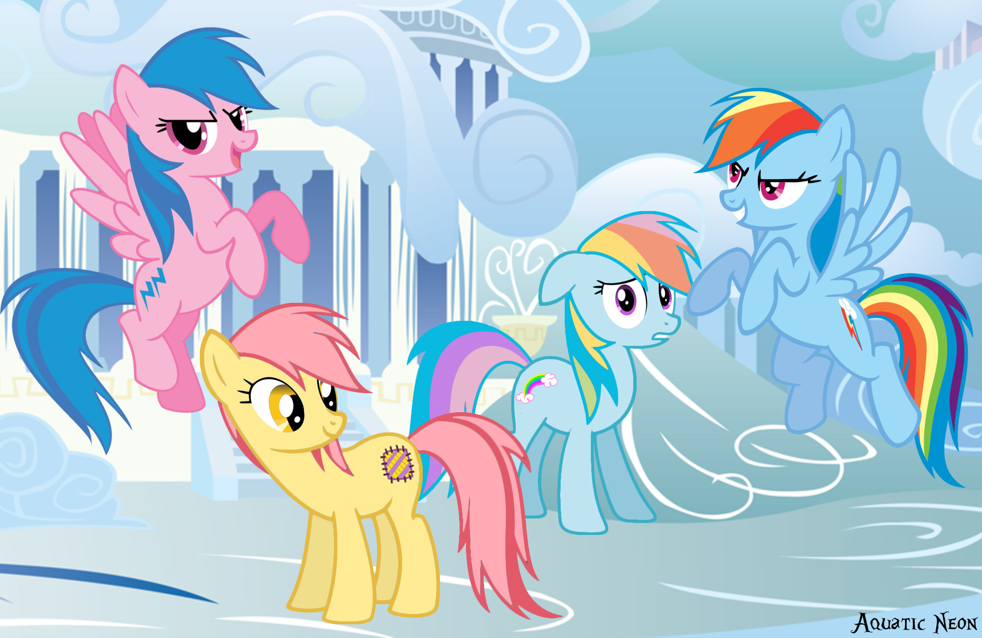 TV Show My Little Pony: Friendship is Magic HD Wallpaper by AquaticNeon