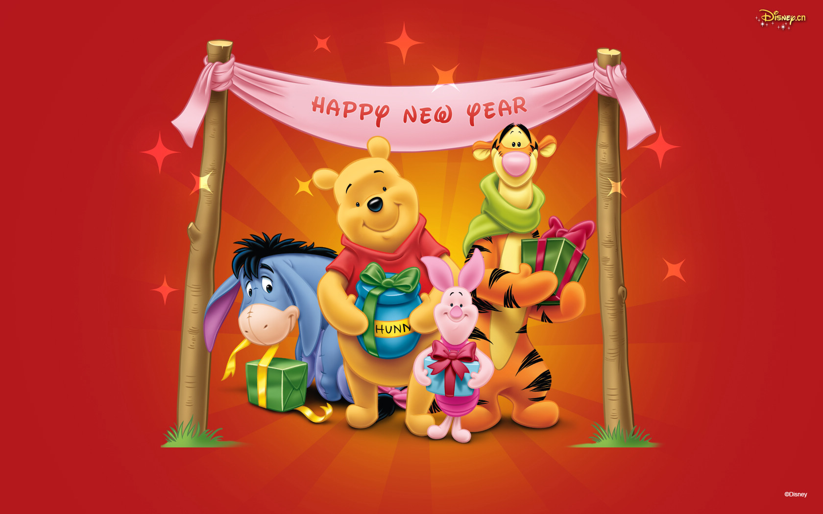 お正月 ディズニー くまのプーさん Winnie The Pooh Pc