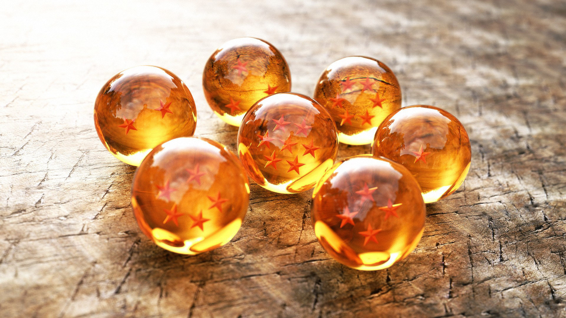 The 7 Dragon Balls Fond d'écran HD | Arrière-Plan | 1920x1080 | ID