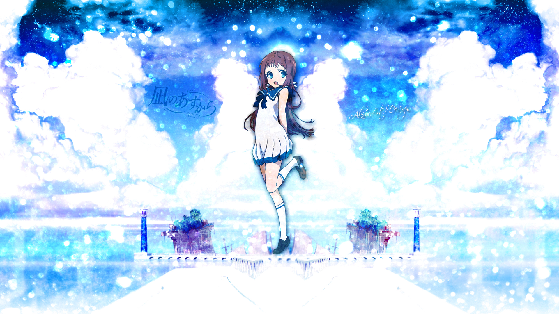 Manaka Mukaido Anime Miuna Shiodome A Lull in the Sea, Season 1 Manga, nagi  no asukara, black Hair, manga, fictional Character png | Klipartz