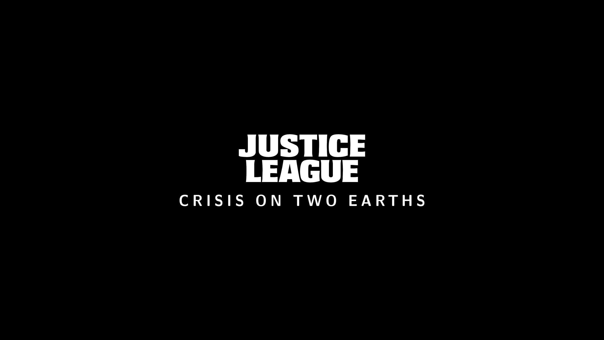 Download Logo Movie Justice League: Crisis On Two Earths HD Wallpaper