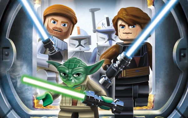 Video Game LEGO Star Wars III: The Clone Wars Lego Yoda Anakin Skywalker Obi-Wan Kenobi Clone Trooper HD Wallpaper | Background Image