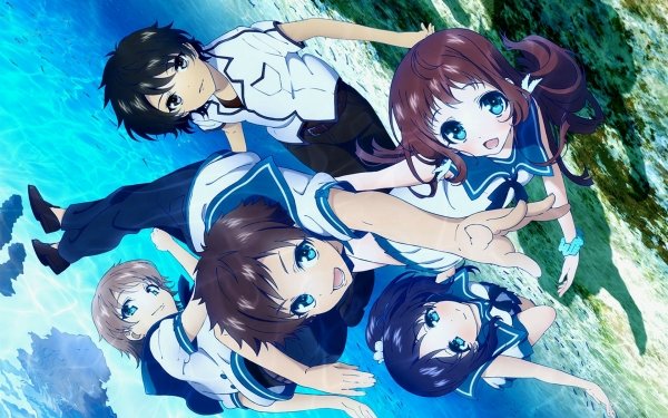 Anime Nagi no Asukara Chisaki Hiradaira Hikari Sakishima Manaka Mukaido Kaname Isaki Tsumugu Kihara HD Wallpaper | Background Image