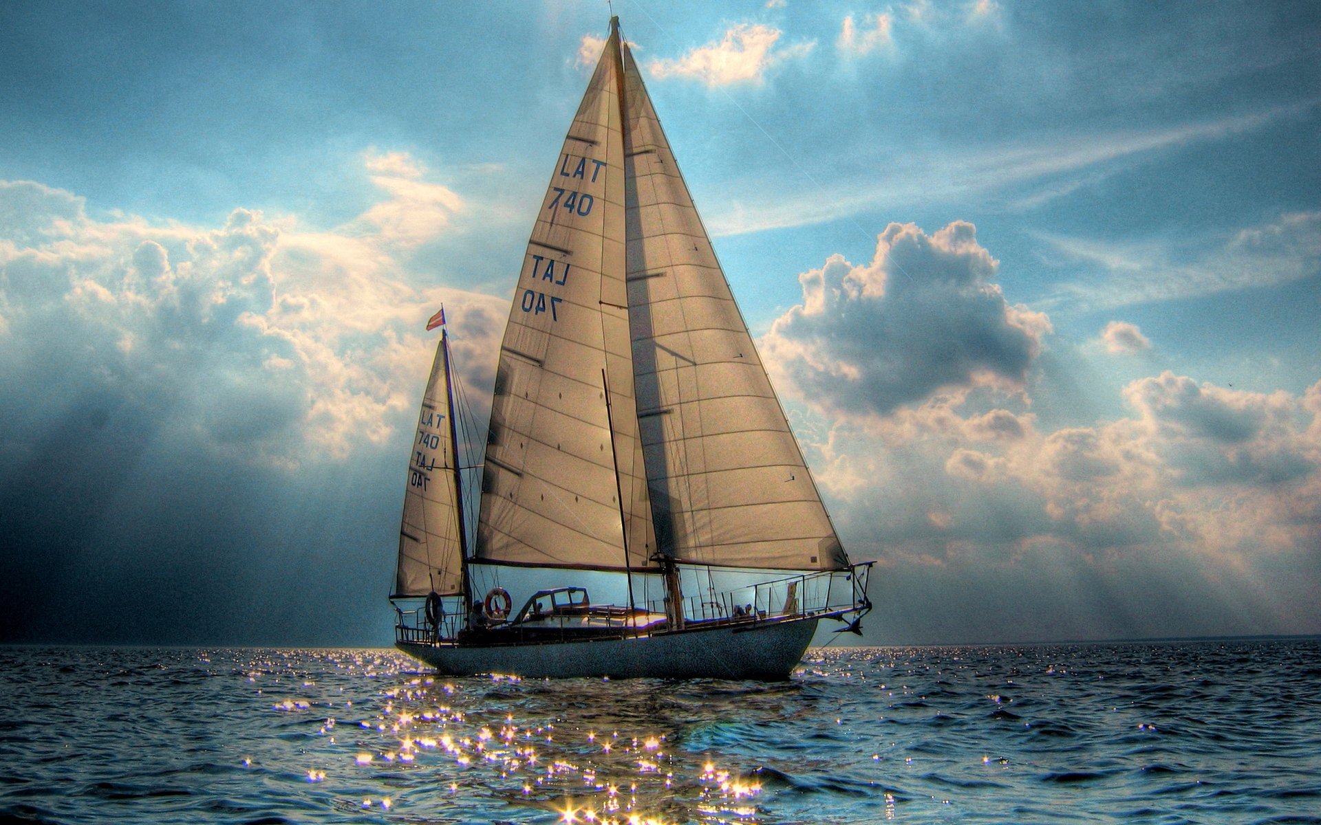 Download Vehicle Sailboat HD Wallpaper