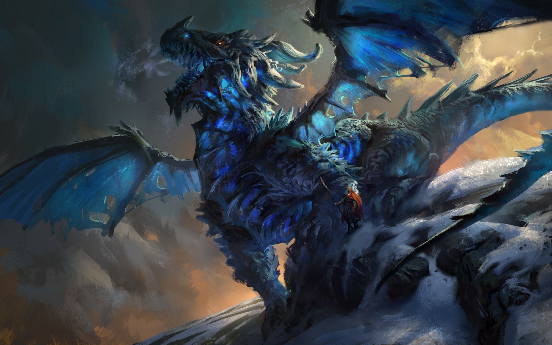 Download Fantasy Dragon HD Wallpaper By Mike Azevedo