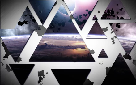 Abstract triangle HD Desktop Wallpaper | Background Image