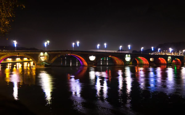 man made Pont Neuf, Toulouse HD Desktop Wallpaper | Background Image