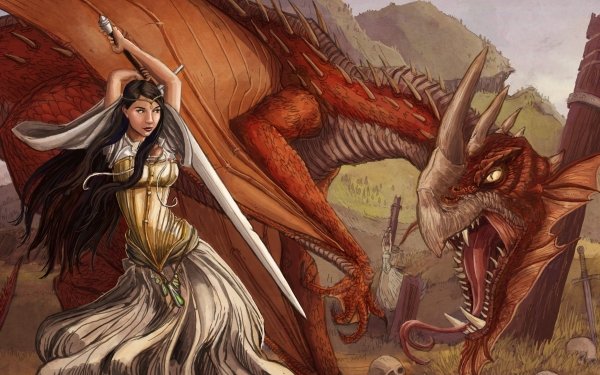 Fantasy Dragon HD Wallpaper | Background Image