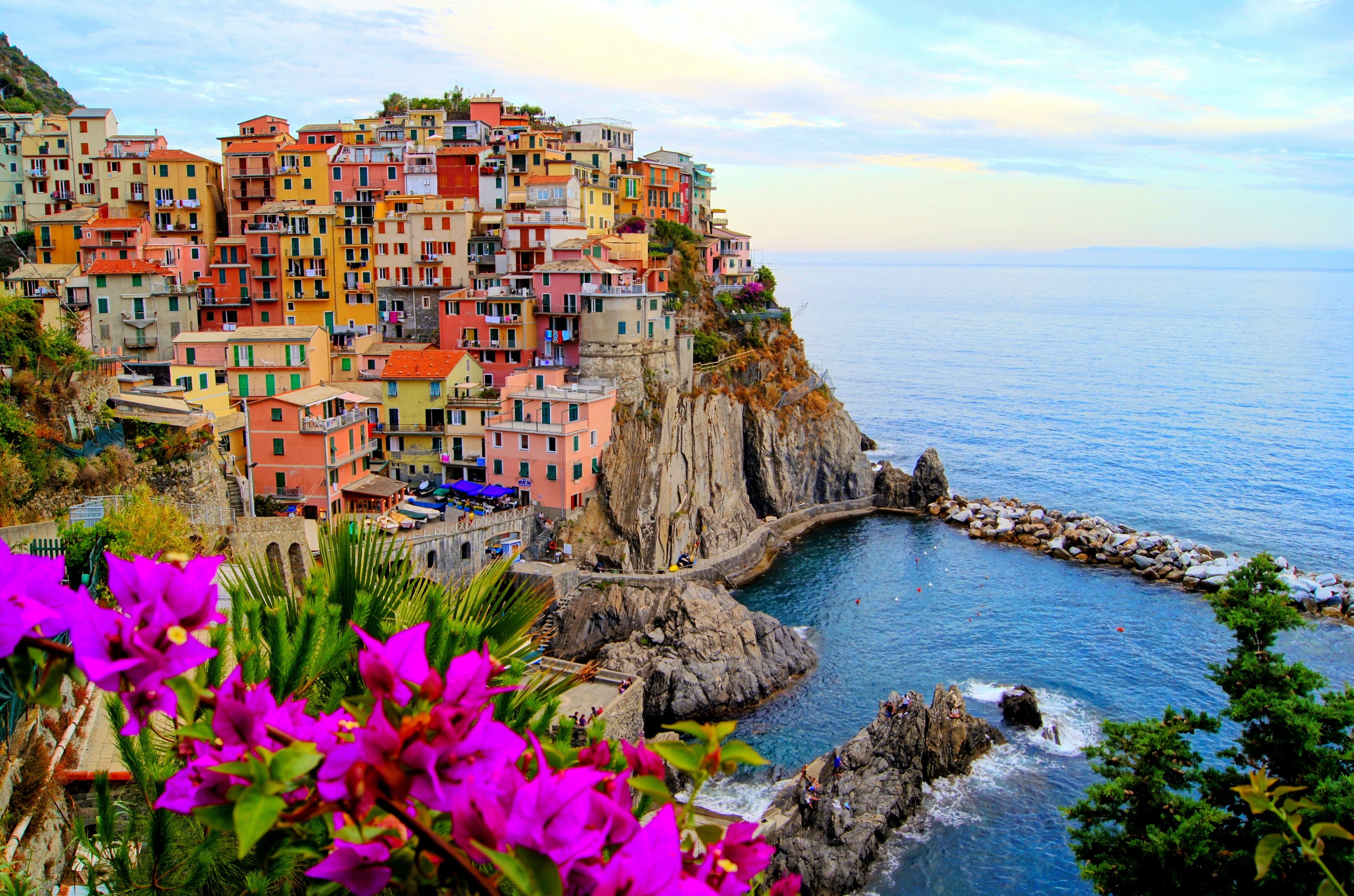 Manarola s Majestic Vista 4K Ultra HD Wallpaper