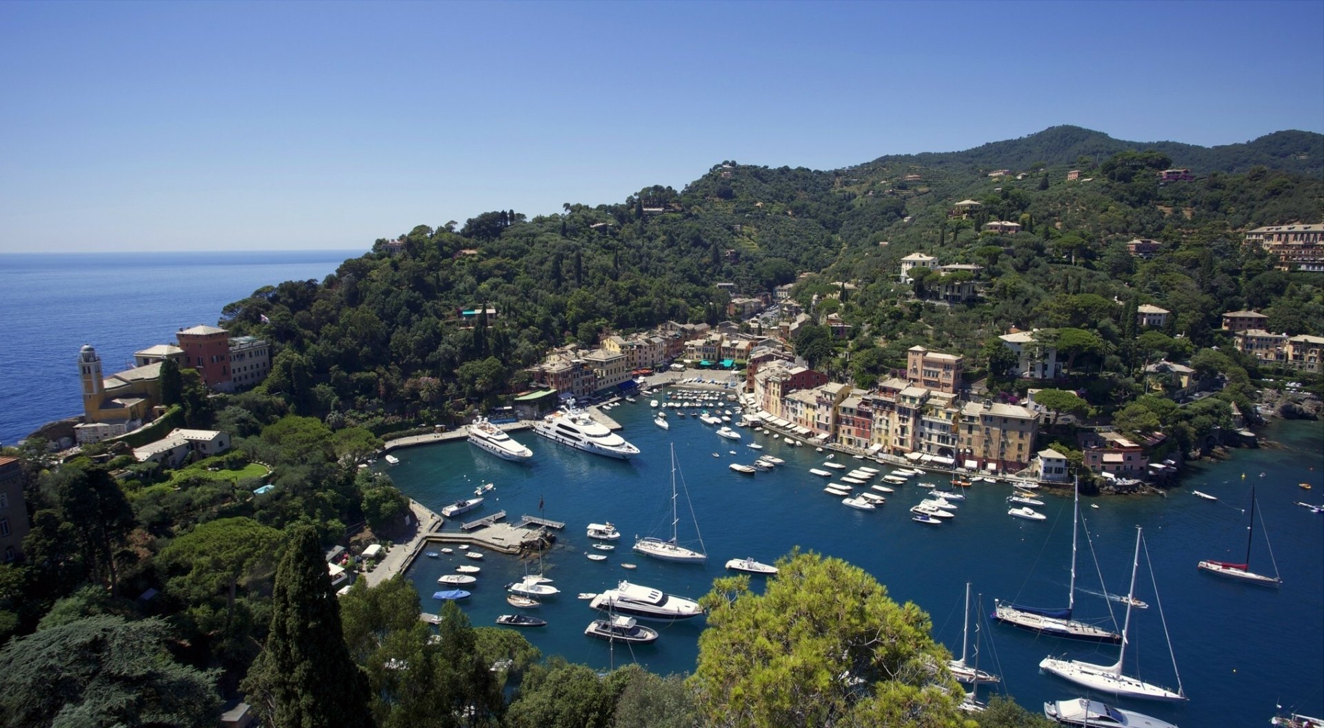 Download Italy Liguria Genoa Man Made Portofino HD Wallpaper