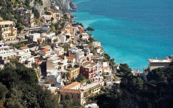 Man Made Amalfi Towns Italy Salerno HD Wallpaper | Background Image