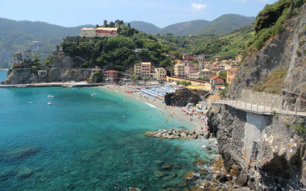 Manarola's Majestic Vista - 4K Ultra HD Wallpaper