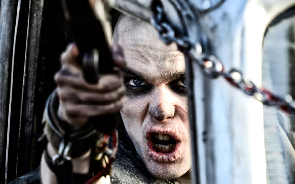 Nux (Mad Max) Nicholas Hoult movie Mad Max: Fury Road HD Desktop Wallpaper | Background Image