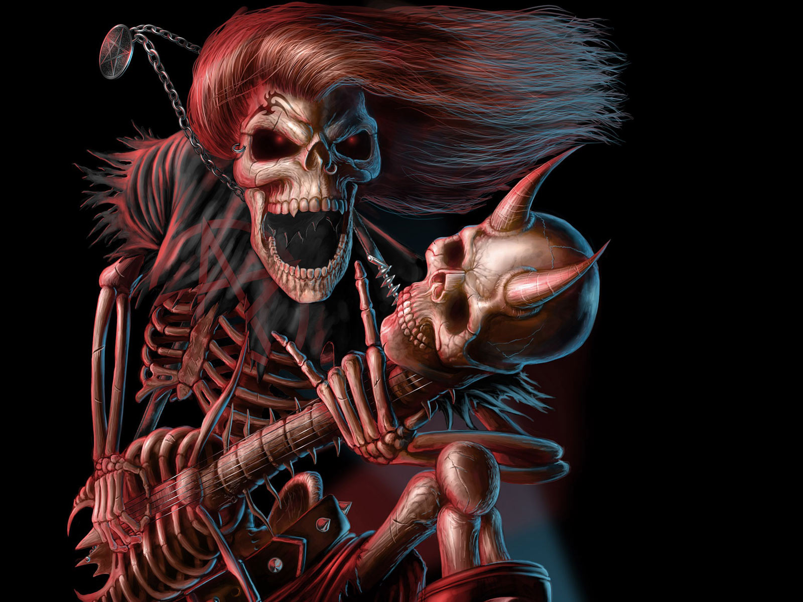 Dark Skeleton HD Wallpaper | Background Image