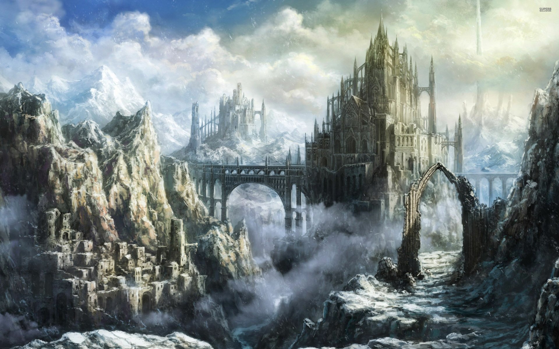 Download Fantasy City HD Wallpaper