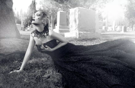 veil dress woman artistic HD Desktop Wallpaper | Background Image