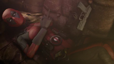 Comic Lady Deadpool HD Desktop Wallpaper | Background Image