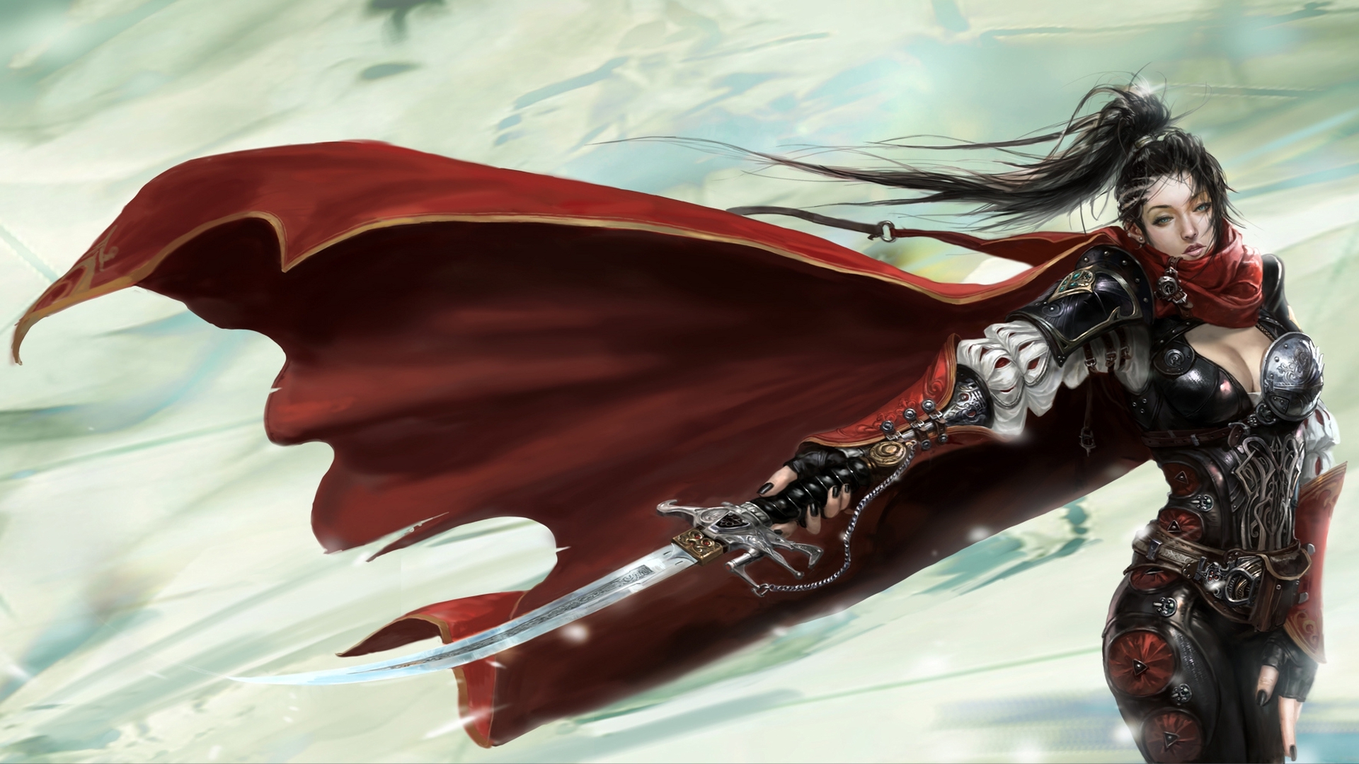 Download Fantasy Woman Warrior HD Wallpaper
