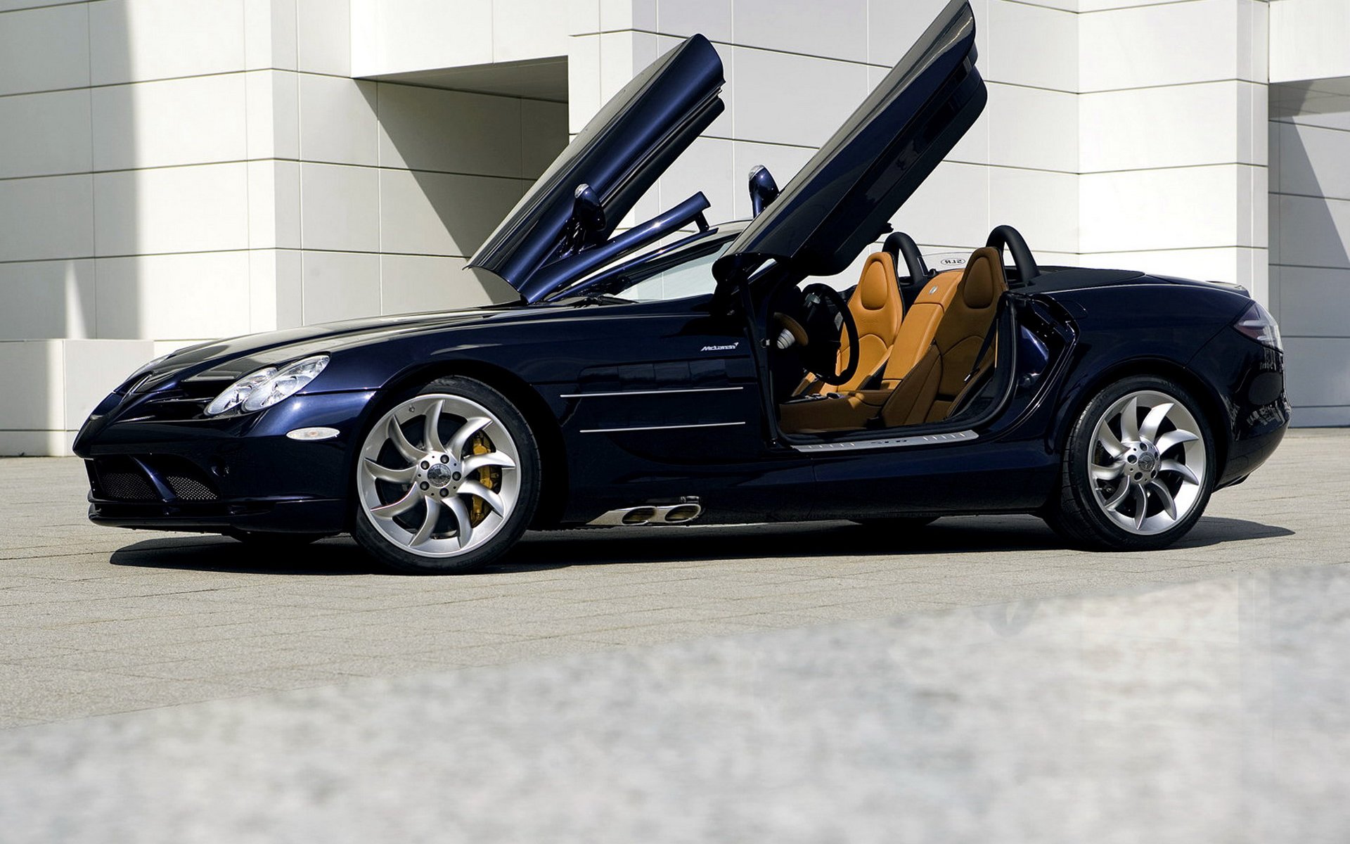 Download Mercedes Vehicle Mercedes-Benz SLR McLaren Roadster HD Wallpaper