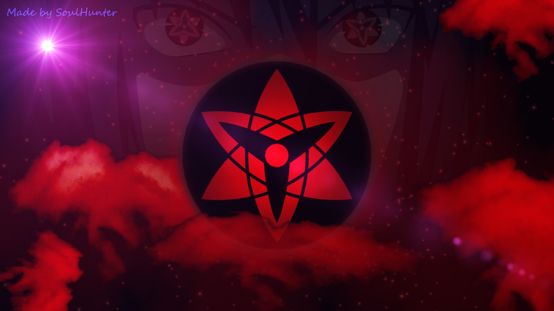 mangekyou sharingan itachi wallpaper