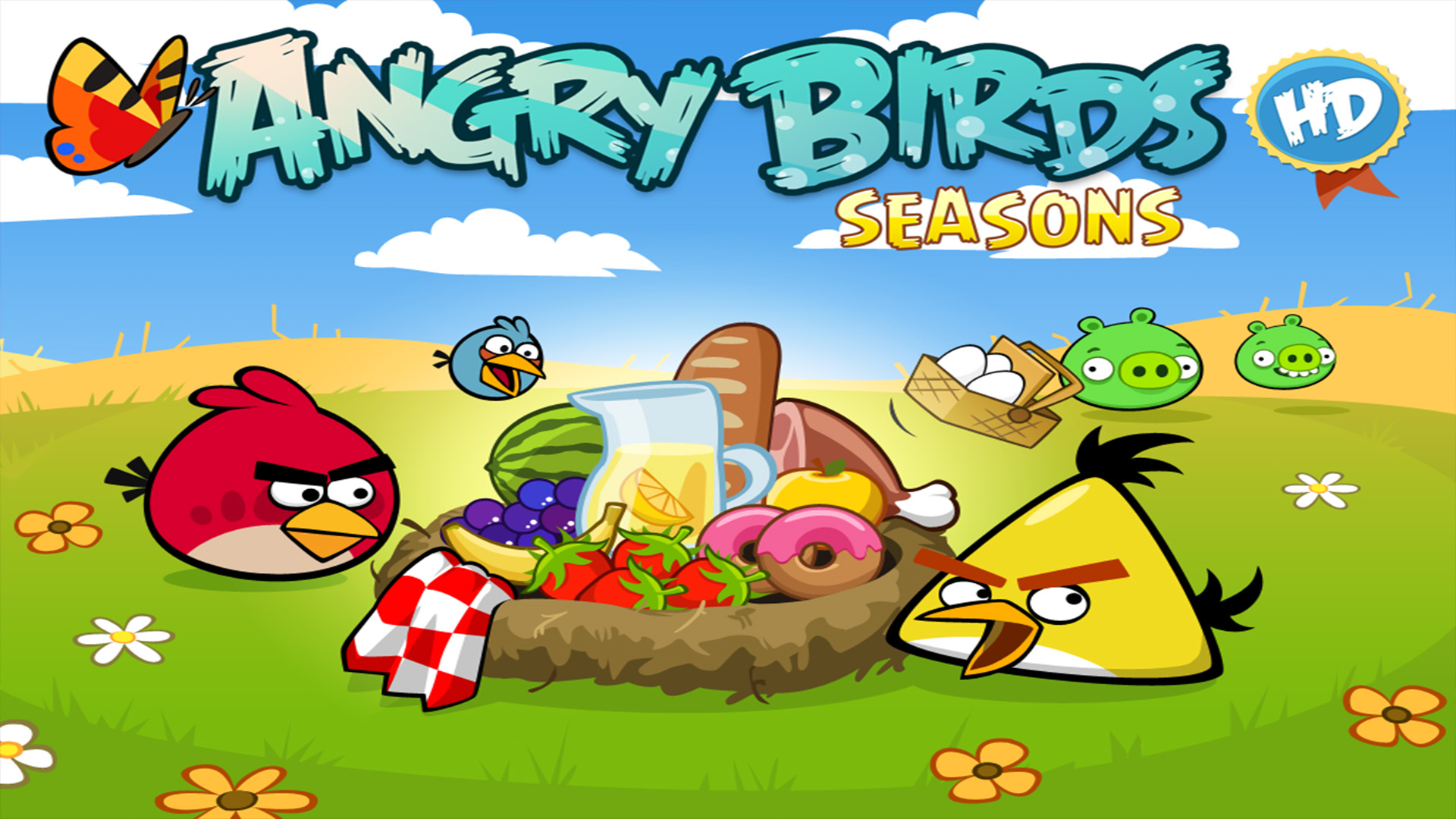 Video Game Angry Birds Seasons HD Wallpaper | Background Image
