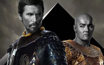 Ramses Joel Edgerton Moses Christian Bale movie Exodus: Gods and Kings HD Desktop Wallpaper | Background Image