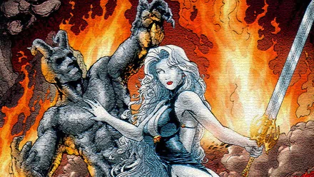 Comic Lady Death HD Desktop Wallpaper | Background Image
