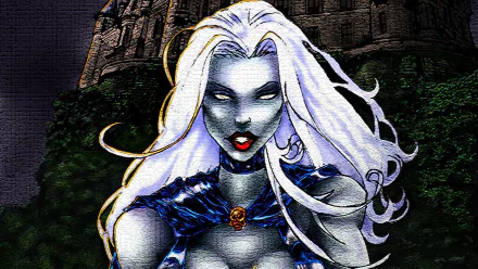 Comic Lady Death HD Desktop Wallpaper | Background Image