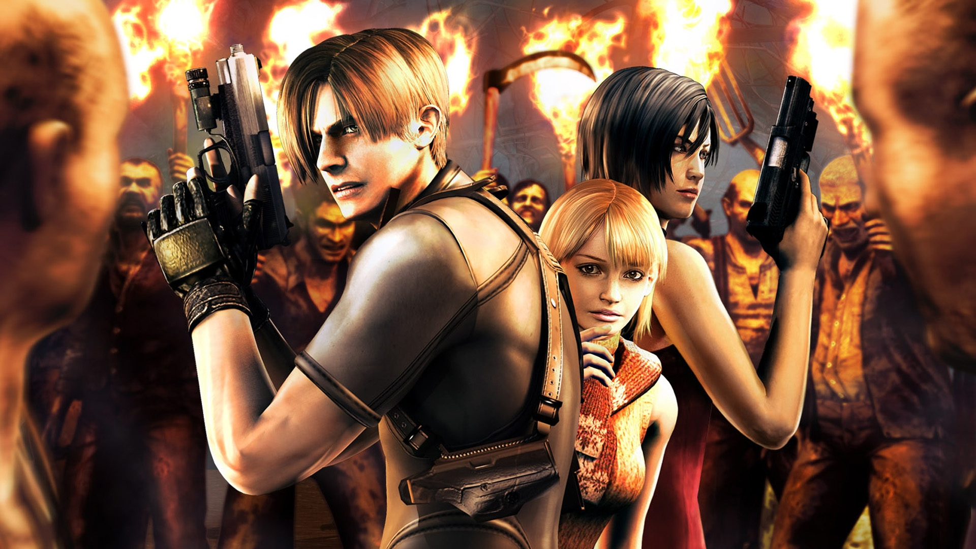 Resident Evil 4 Ashley Poster 4K Wallpaper Wall Art Decor 