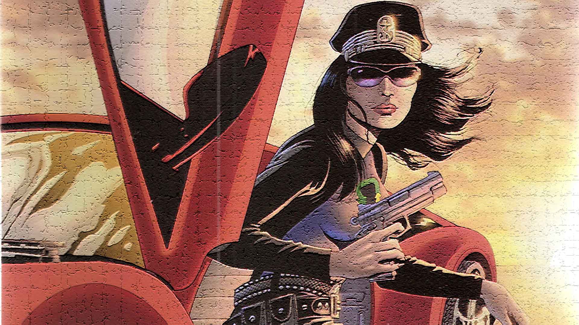 Comics Action girl HD Wallpaper | Background Image