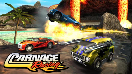 video game Carnage Racing HD Desktop Wallpaper | Background Image