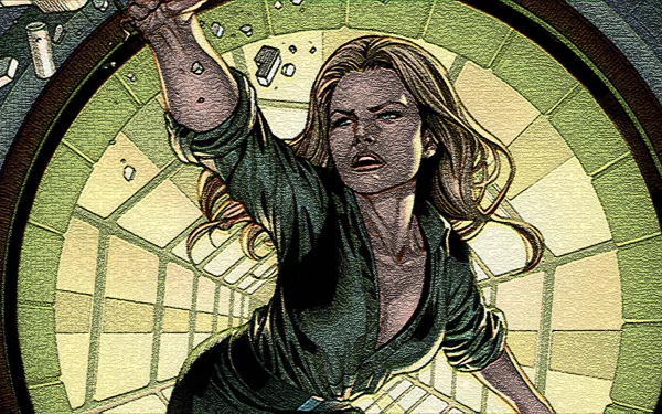 Comic the bionic woman HD Desktop Wallpaper | Background Image