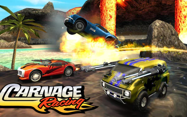 video game Carnage Racing HD Desktop Wallpaper | Background Image