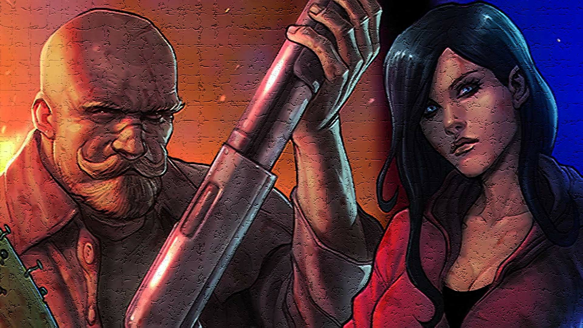 Download Comic Hack/Slash HD Wallpaper by Steve Prescott