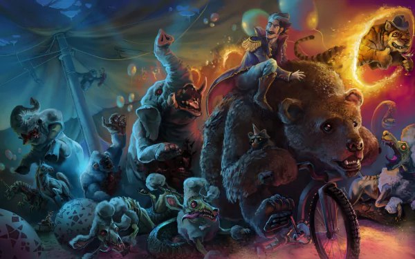 artistic circus HD Desktop Wallpaper | Background Image